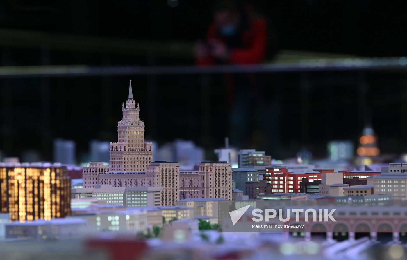 Russia Moscow City Scale Model