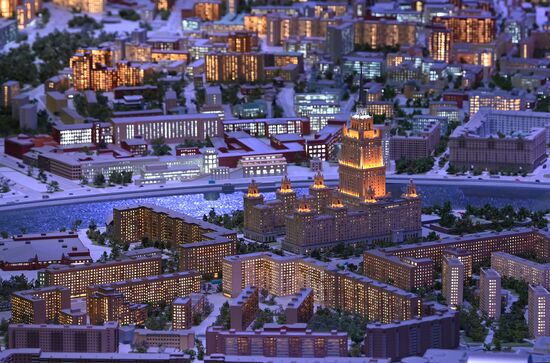 Russia Moscow City Scale Model