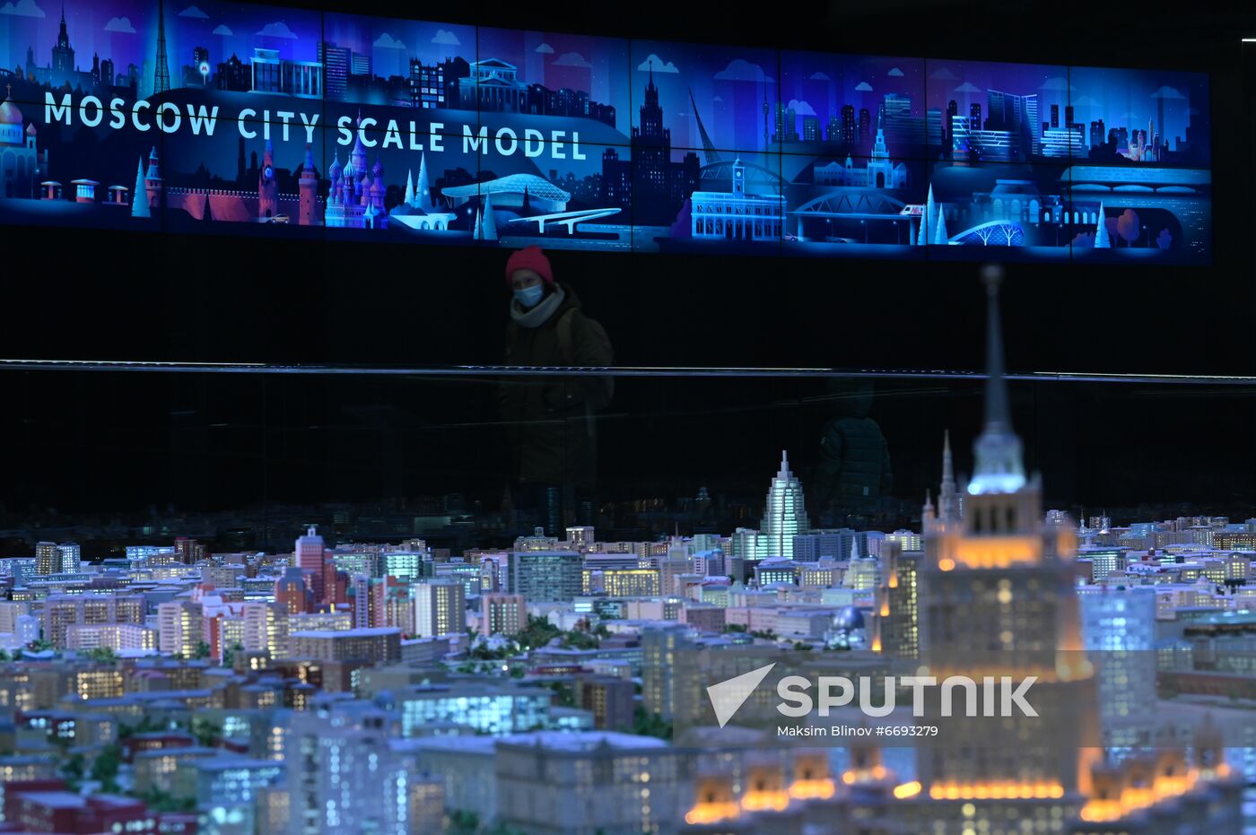 Russia Moscow City Scale Model