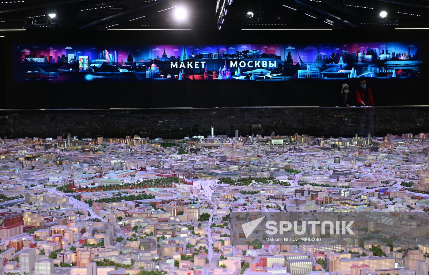 Russia Moscow City Scale Model