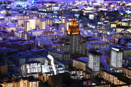 Russia Moscow City Scale Model