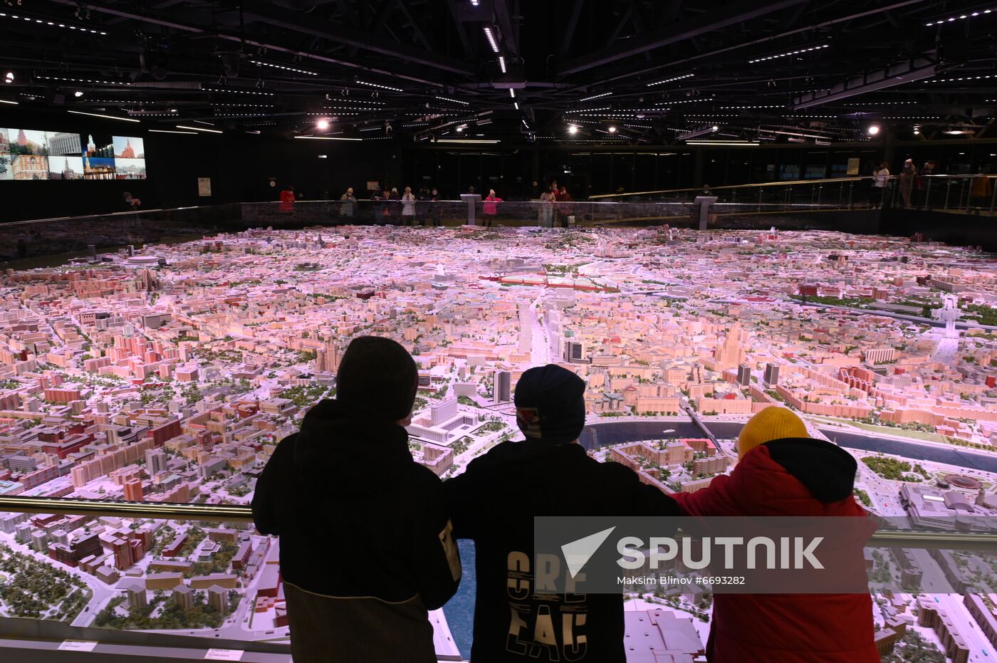 Russia Moscow City Scale Model