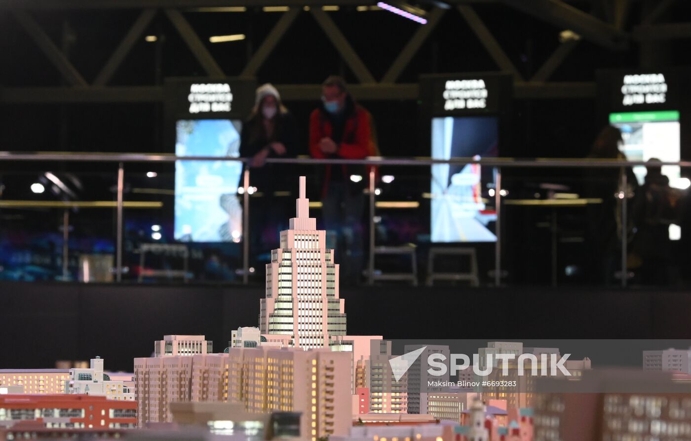 Russia Moscow City Scale Model