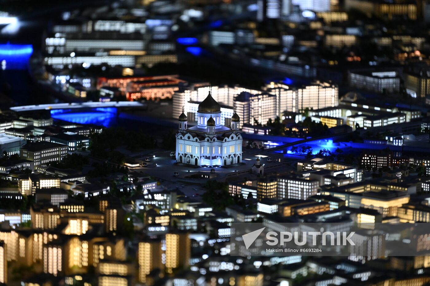 Russia Moscow City Scale Model