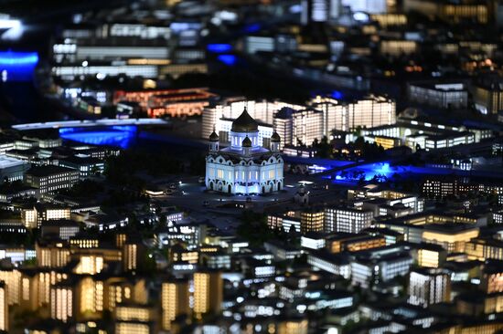 Russia Moscow City Scale Model