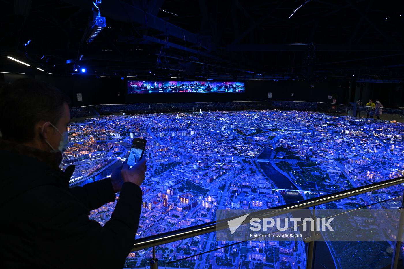 Russia Moscow City Scale Model