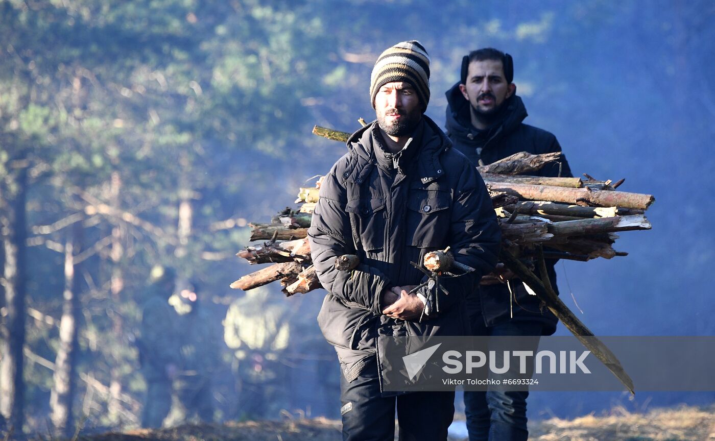 Belarus Poland Border Refugees