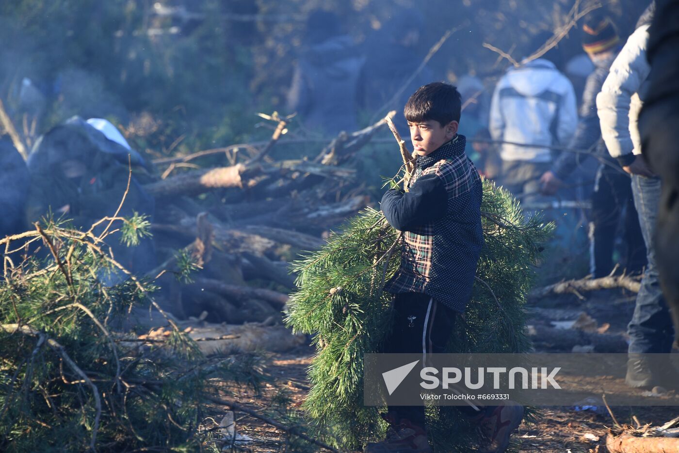 Belarus Poland Border Refugees