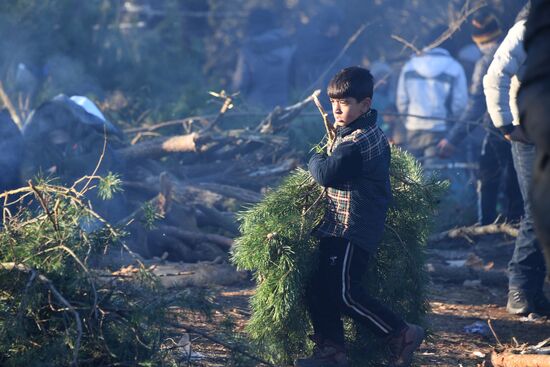 Belarus Poland Border Refugees