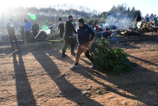 Belarus Poland Border Refugees