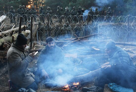 Belarus Poland Border Refugees