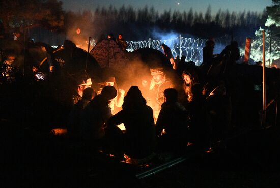 Belarus Poland Border Refugees