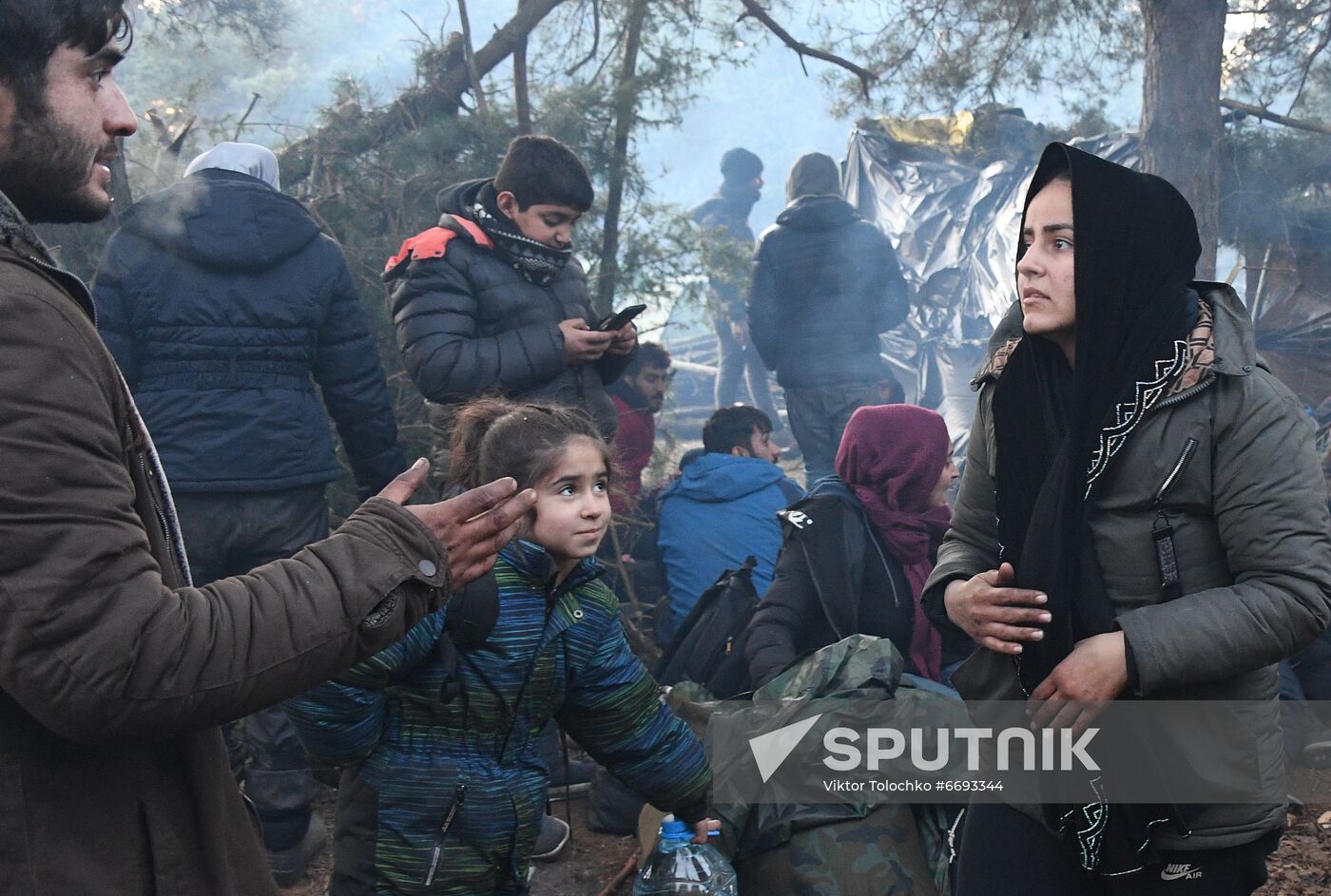 Belarus Poland Border Refugees