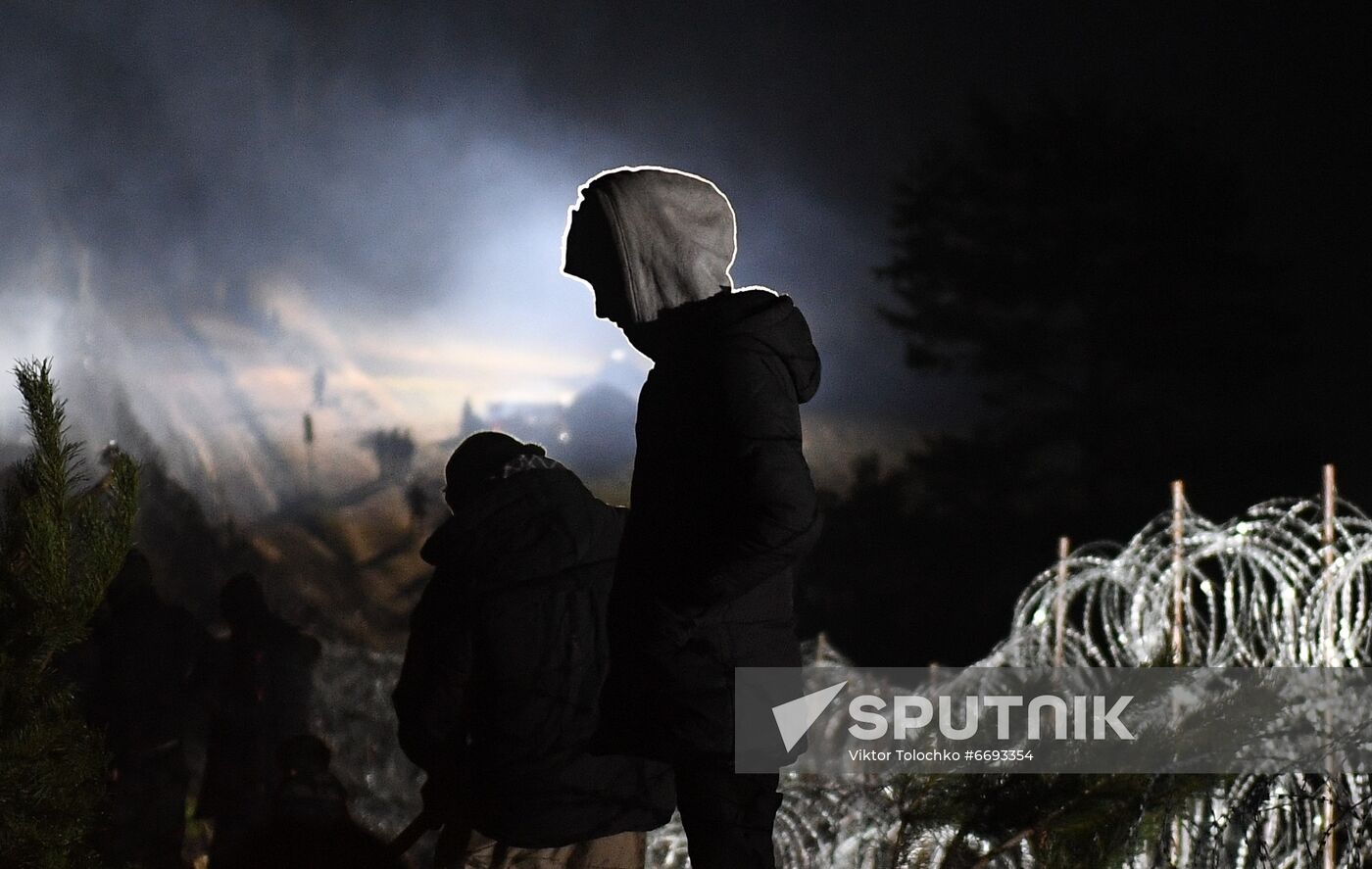 Belarus Poland Border Refugees