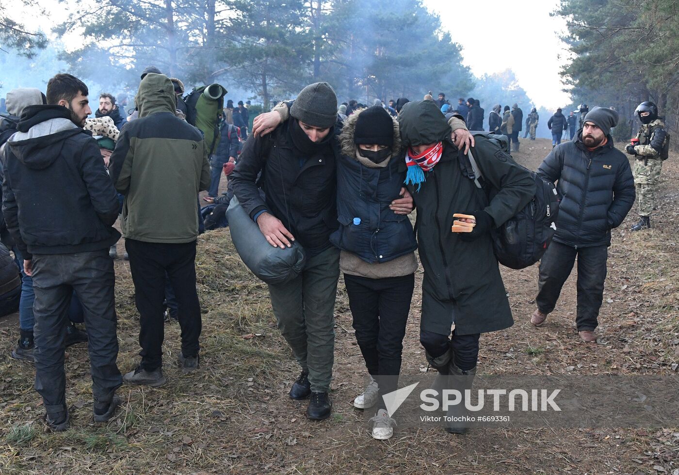 Belarus Poland Border Refugees