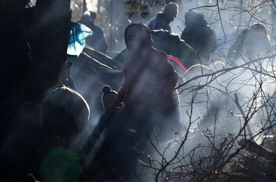 Belarus Poland Border Refugees