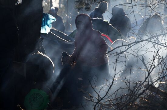 Belarus Poland Border Refugees