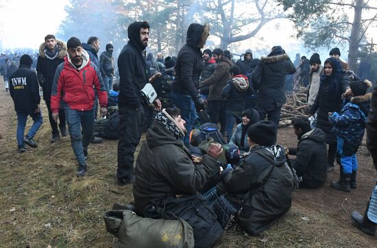 Belarus Poland Border Refugees