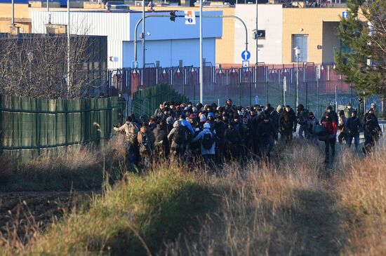 Belarus Poland Border Refugees