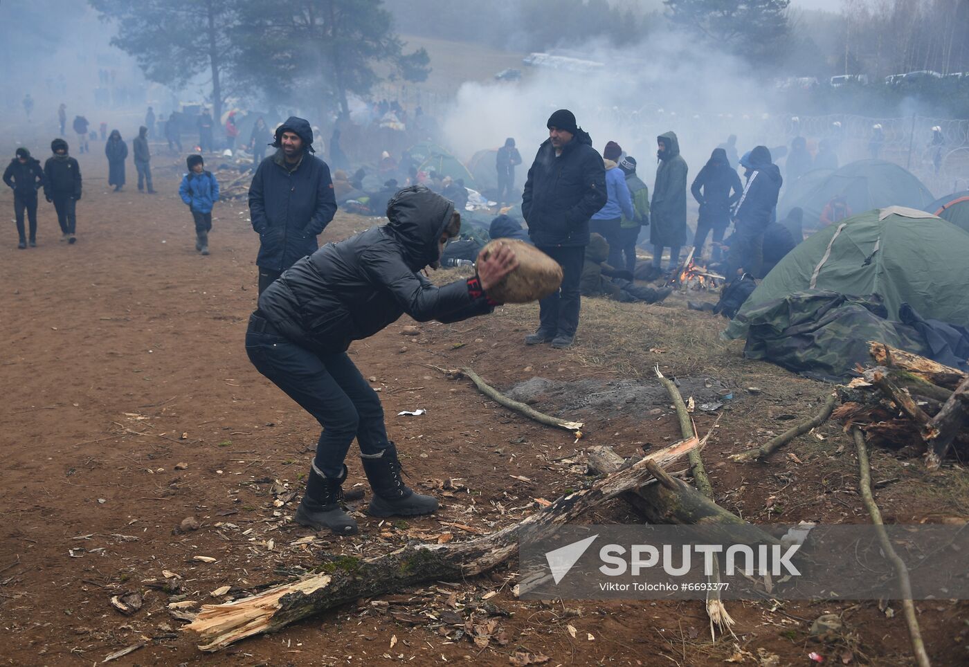 Belarus Poland Border Refugees