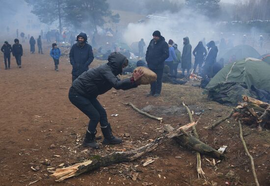 Belarus Poland Border Refugees