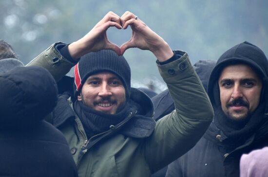 Belarus Poland Border Refugees