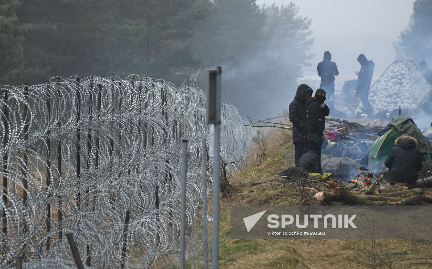 Belarus Poland Border Refugees