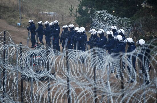 Belarus Poland Border Refugees