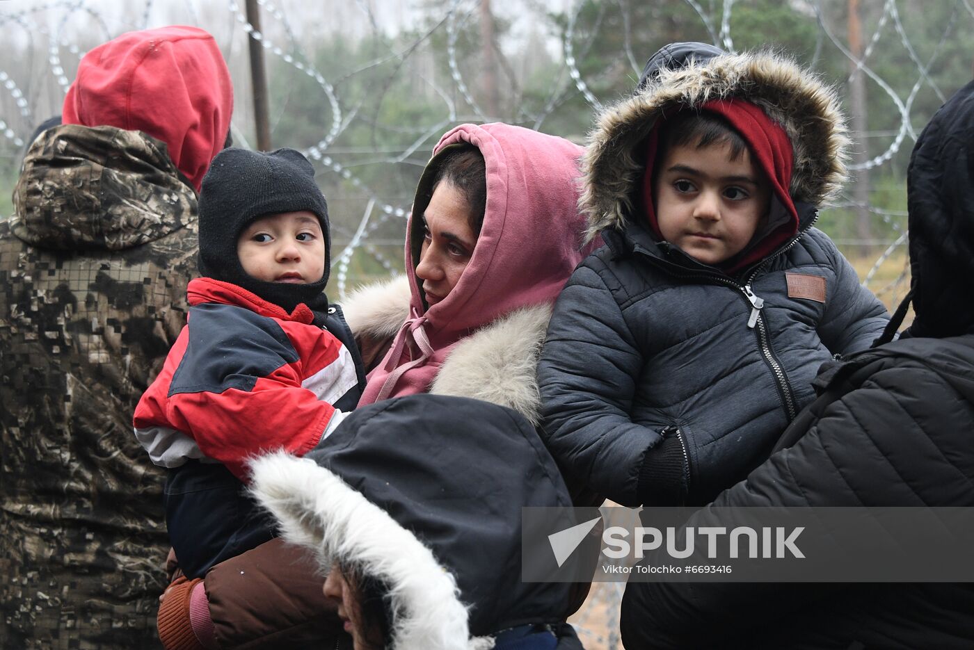 Belarus Poland Border Refugees