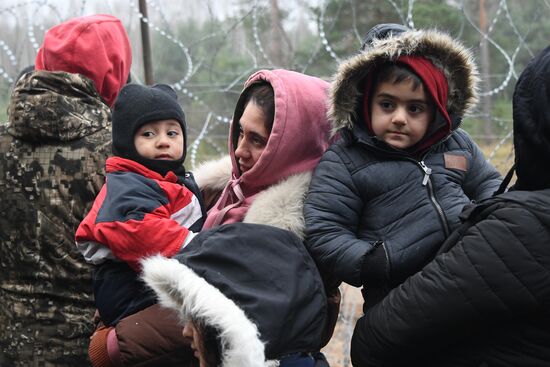 Belarus Poland Border Refugees