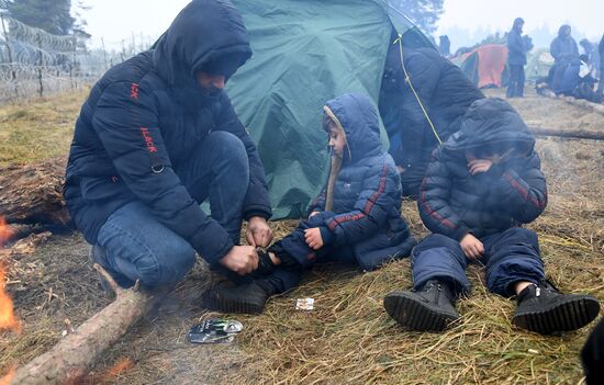 Belarus Poland Border Refugees