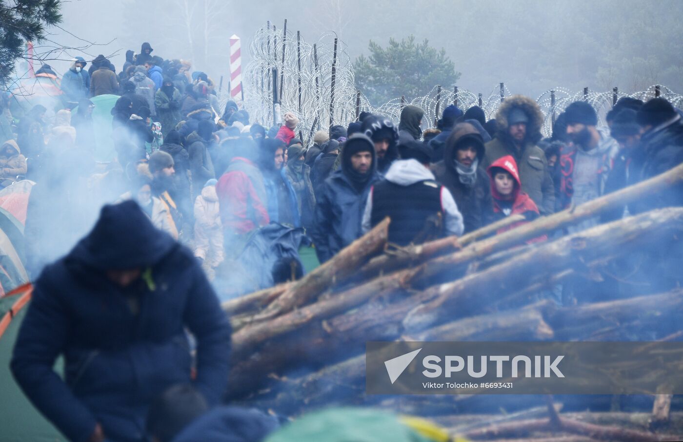 Belarus Poland Border Refugees