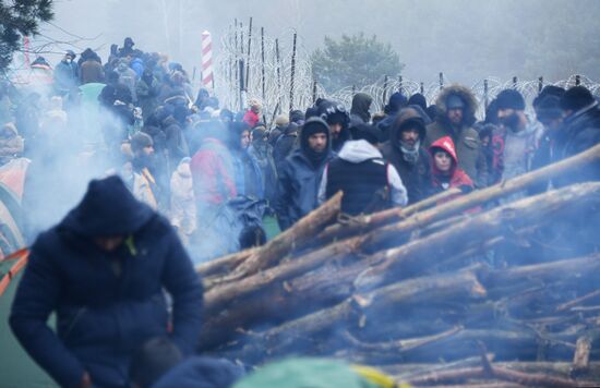 Belarus Poland Border Refugees