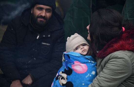 Belarus Poland Border Refugees