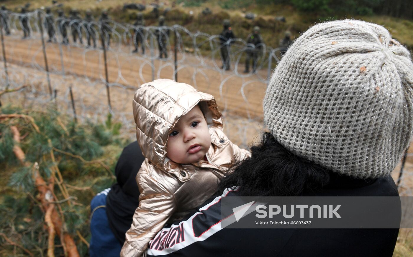 Belarus Poland Border Refugees