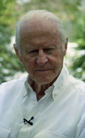 Norwegian explorer and voyager Thor Heyerdahl