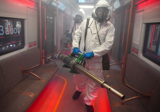 Russia Coronavirus Disinfection