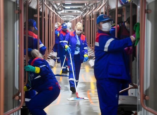 Russia Coronavirus Disinfection