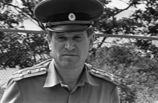 Commander of Nakhodka border guard detachment Colonel Mikhail Budarin