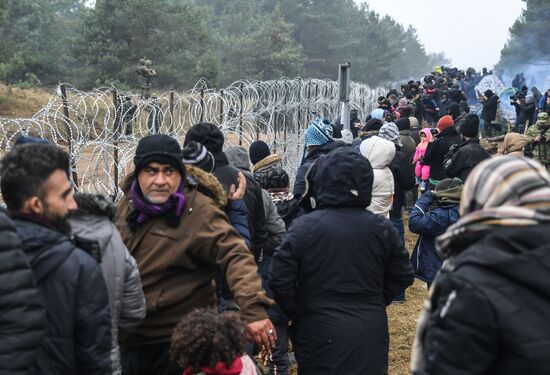 Belarus Poland Border Refugees