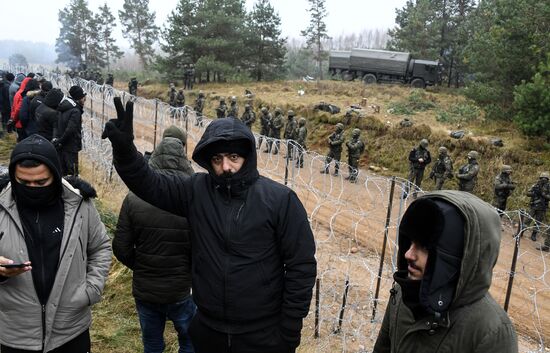 Belarus Poland Border Refugees