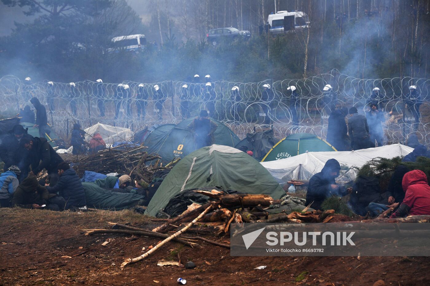 Belarus Poland Border Refugees