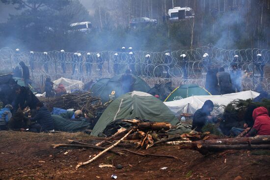 Belarus Poland Border Refugees