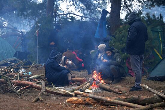 Belarus Poland Border Refugees
