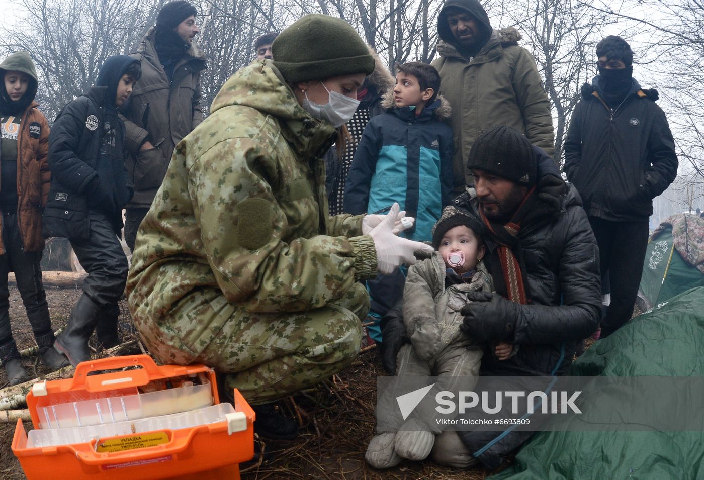 Belarus Poland Border Refugees