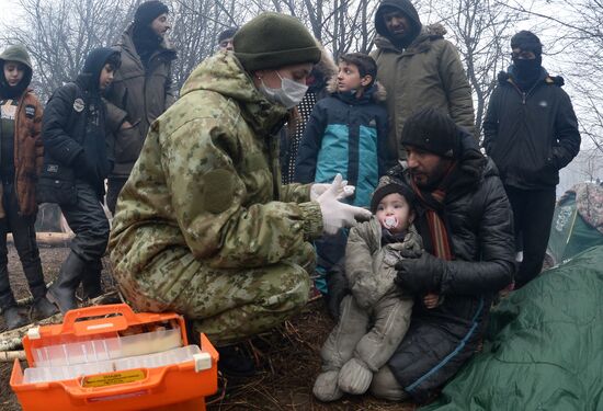 Belarus Poland Border Refugees