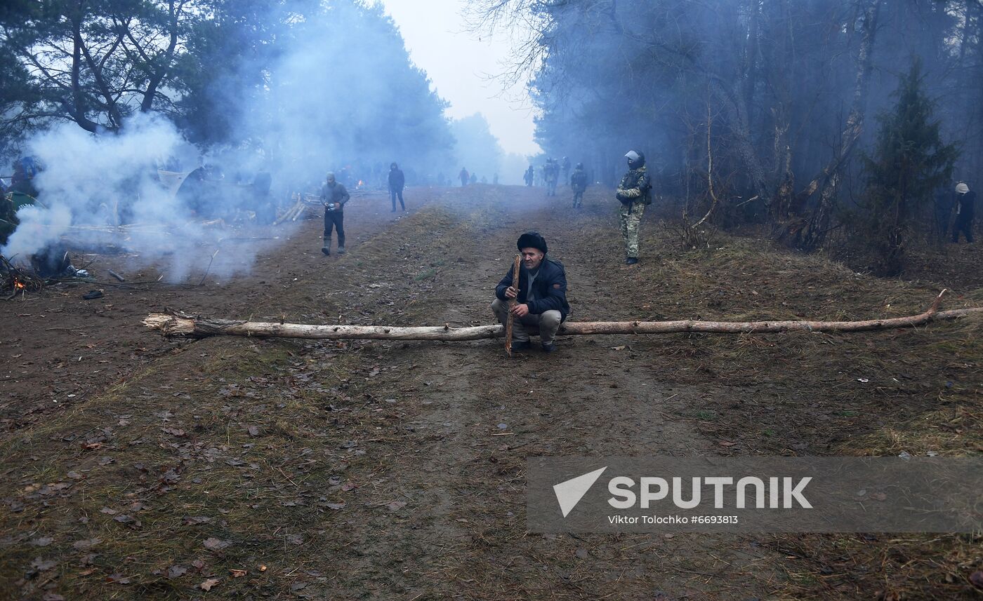 Belarus Poland Border Refugees