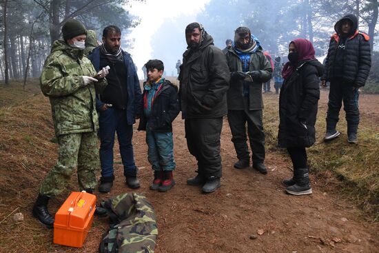 Belarus Poland Border Refugees