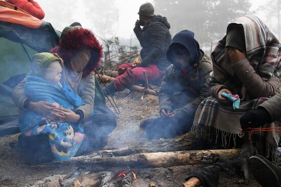 Belarus Poland Border Refugees