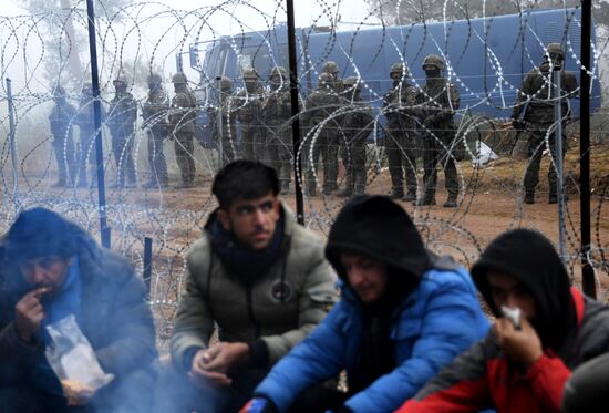 Belarus Poland Border Refugees
